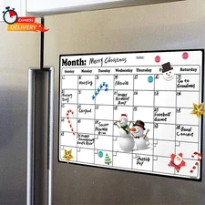 Fridge Calendar Magnetic Dry Erase Whiteboard Calendar for Refrigerator Planners