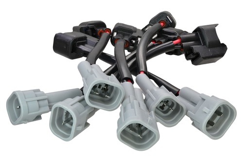 Set of 6 AUS Injectors 850 cc HIGH FLOW fit NISSAN Skyline RB20DET 89-94 [C6-S] - Afbeelding 6 van 6