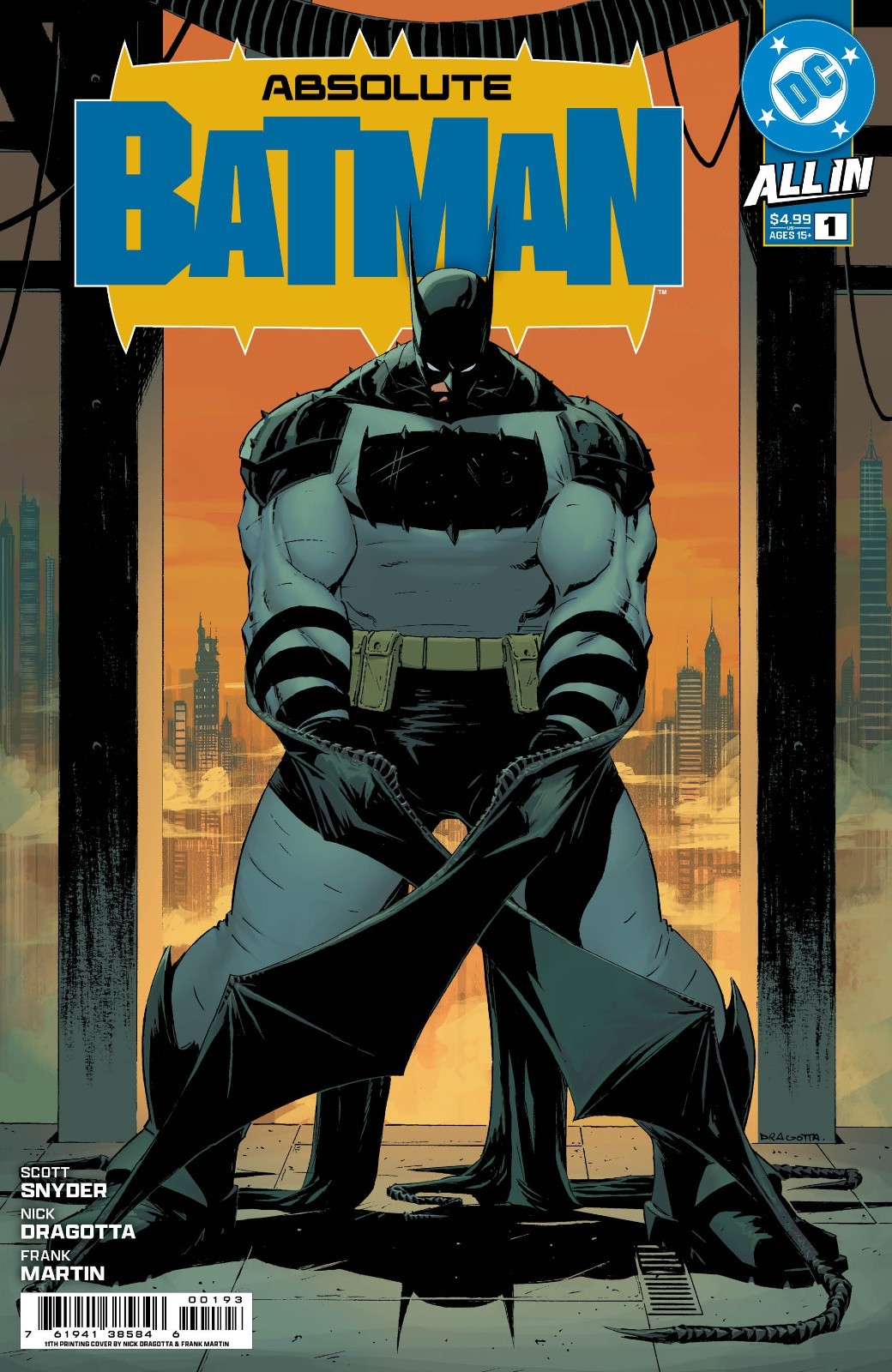 Absolute Batman #1 Cover A Nick Dragotta Eleventh Printing