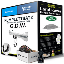 Für LAND ROVER Range Rov. III L461 Anhängerkupplung abnehmbar +eSatz 7pol 22-