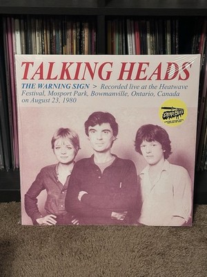 Talking Heads   The Warning Sign Live Seafoam/Blue Colored Vinyl Ltd 300 Look!!!
