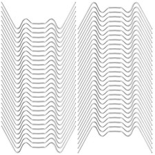 150 szt. Mini klipsy szklarniowe do zawieszenia ze stali nierdzewnej zielone srebrne 
