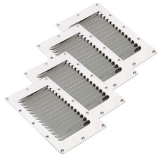 Stainless Steel Stamped Louvered Vent Rectangular Marine Vent for Yachts and ...