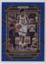 2023-24 Panini Prizm Draft Picks Blue Wave 142/249 Dillon Mitchell #35 0jm6
