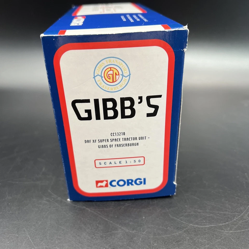 Corgi CC13210 DAF XF Super Space Tractor Unit - Gibbs of Fraserburgh Truck BOXED - Image 2 of 4