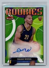 2023-24 Topps Finest - Rookie Finest Autographs Isaiah Wong  #RFA-IW (AU, RC)