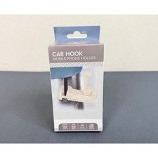 Car Headrest Hook Multi Purpose Phone Holder Purse Holder In Black