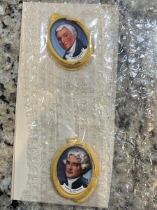 Thomas Jefferson James Monroe Plastic Damaged 