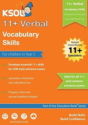 11+ Verbal Vocabulary Skills - 11plus practice questions Book The Fast Free