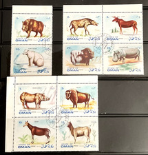 OMAN - 1969  OKAPI ~ BISON ~ RHINOCEROS  ~ POLAR BEAR    cto             #26062
