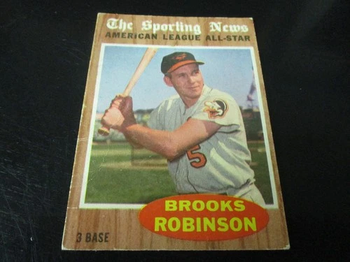 BROOKS ROBINSON (baltimore orioles - 3B) 1962 topps ALL STAR CARD #468 EX