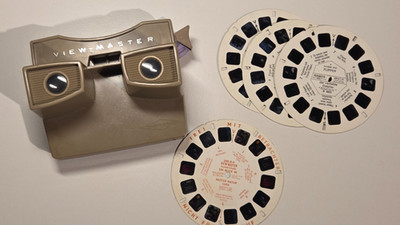 Sawyer´s View-Master 3D Bildbetrachter mit 4 Scheiben *Vintage 70er Jahre*