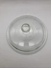 Vintage Pyrex Clear Glass Round Replacement - Lid Only #406 7.25" Diameter