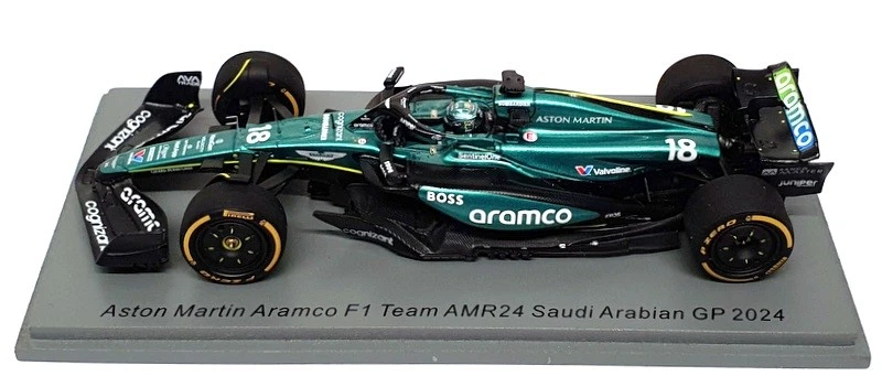 Spark Model 1/43 Scale S9530 - F1 Aston Martin AMR24 Saudi Arabia GP 2024 Stroll - Image 4 of 4