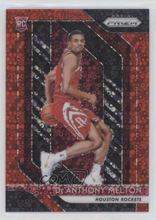 2018-19 Panini Prizm Fast Break Red Prizm 22/125 De'Anthony Melton #4 0f4i