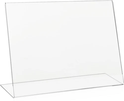 VITAdisplays® L-Stand DIN A4 Landscape/Table Display/L-Stand/Poster Dowel