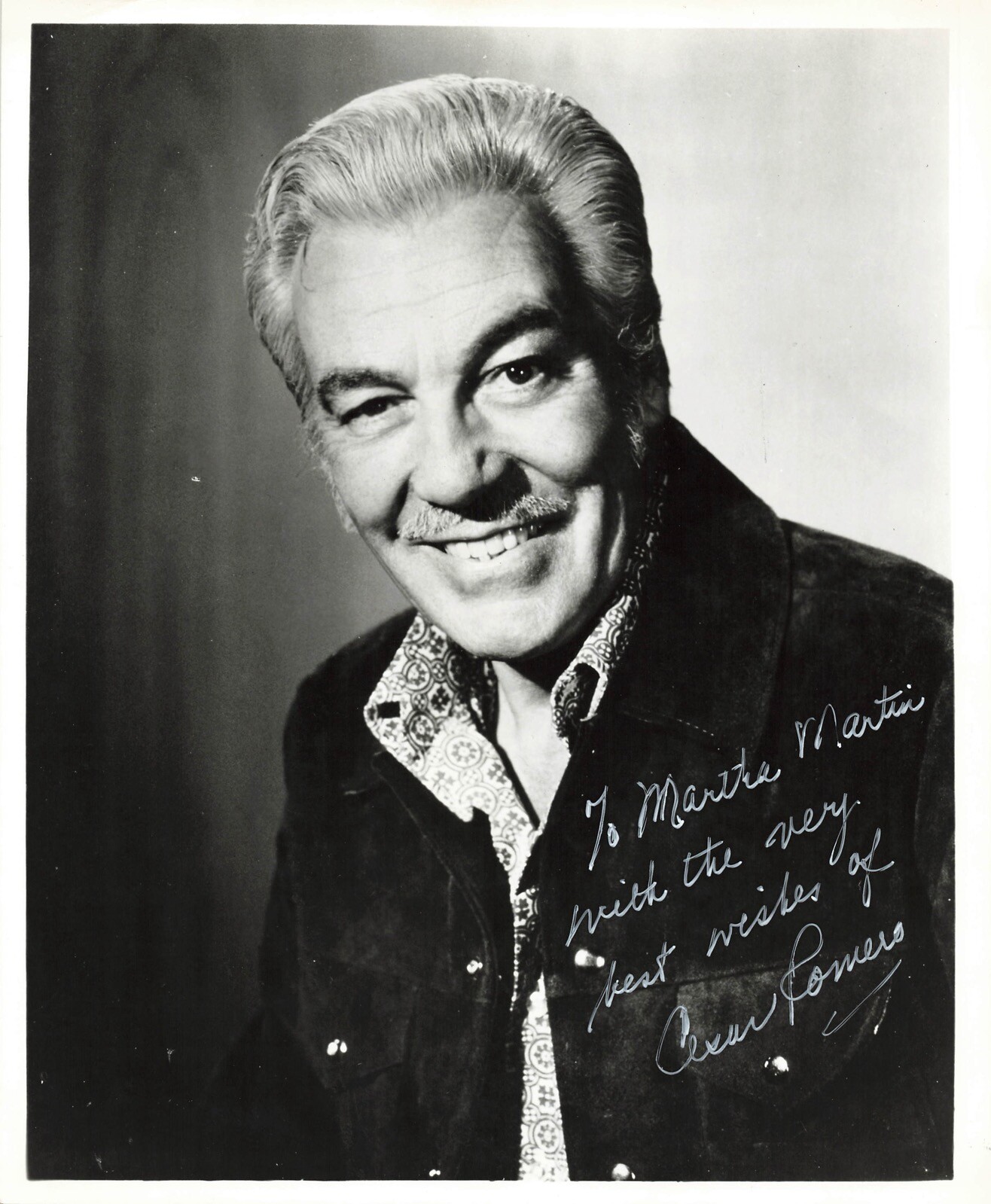 Cesar Romero Actor Signed Autograph 8 x 10 Photo PSA DNA *38