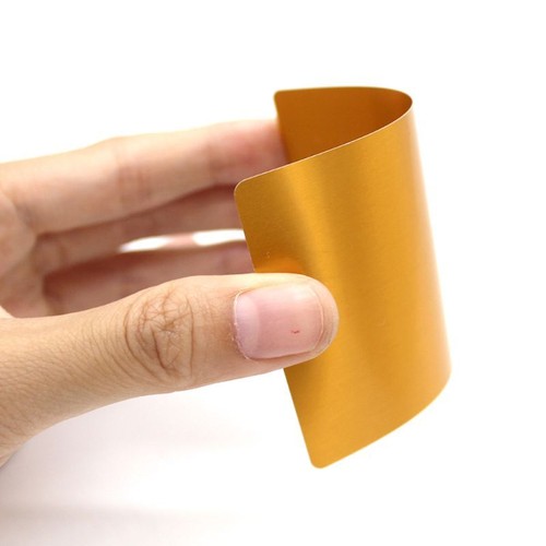 100 Pack Thick 0.18mm Business Cards Blanks Colored Finish Aluminum Metal Cards - Picture 6 of 13