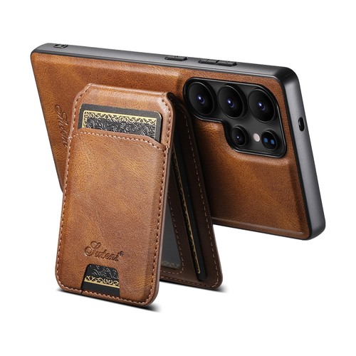 For Samsung Galaxy S25 Ultra Removable PU Leather Card Holder Wallet Phone Case - 第 29/37 張圖片