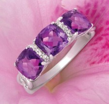 Gorgeous Amethyst Ring Size 8