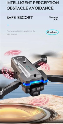 2024 New S8S RC Drone Brushless 8K HD Dual ESC Camera Optical Flow 360° Obstacle - Picture 10 of 24