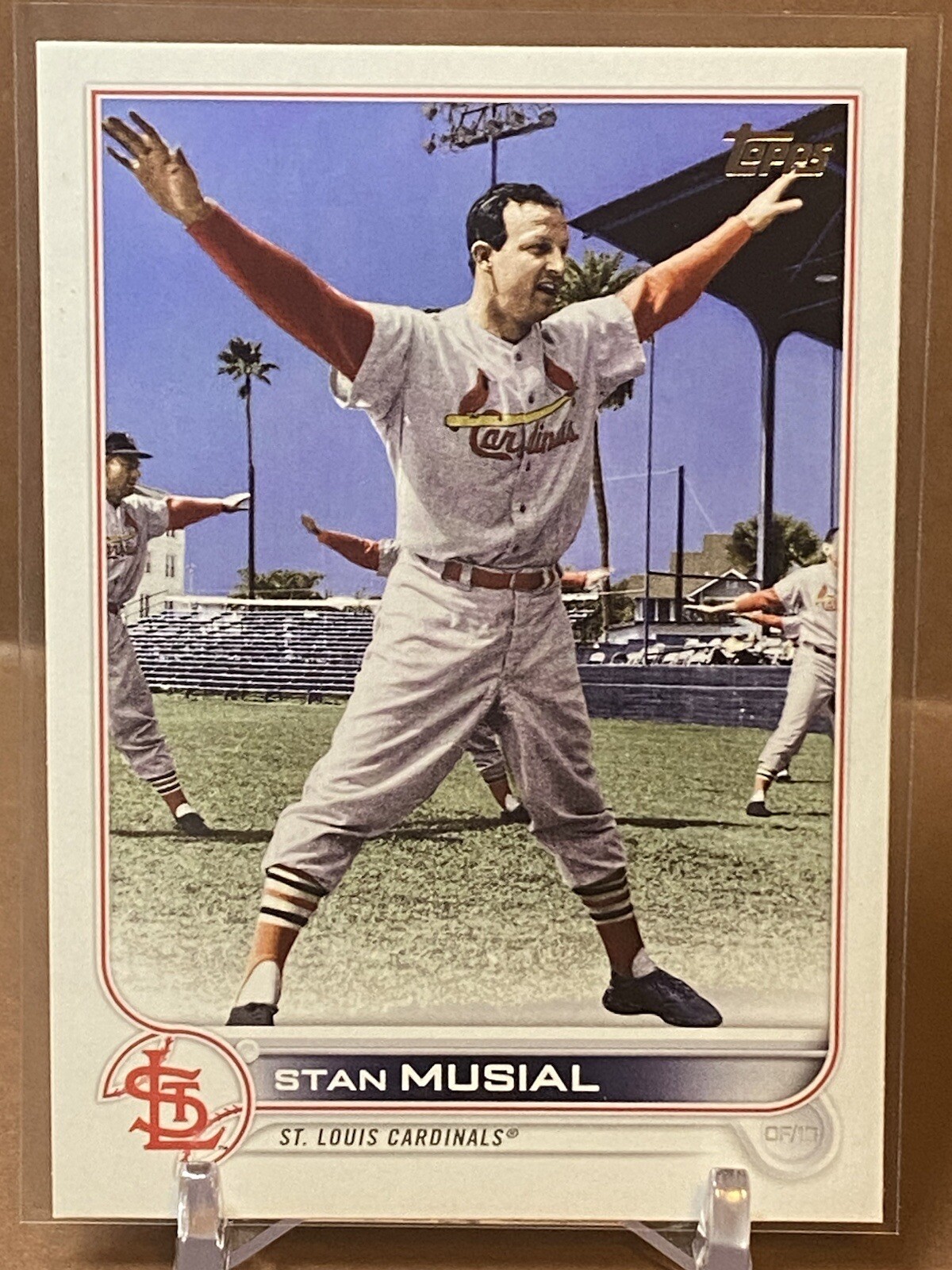 2022 Topps Update Stan Musial Short Print SP Photo Variation #US6 Cardinals