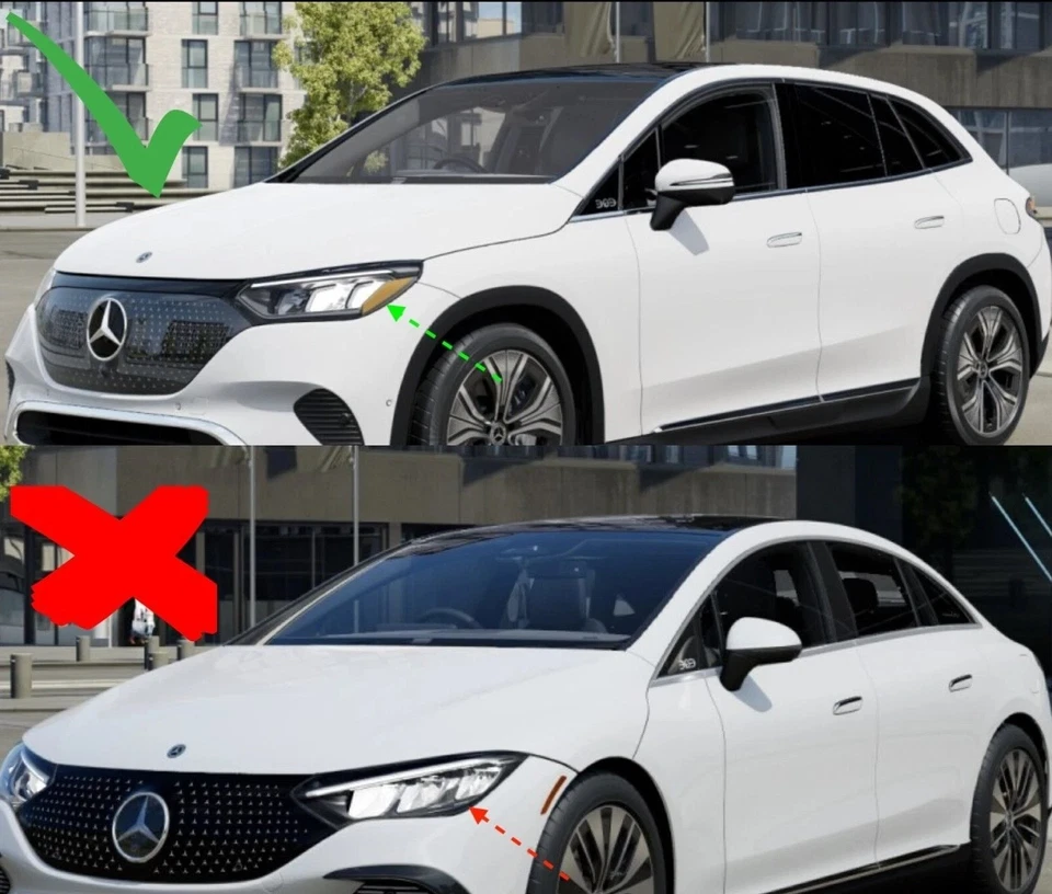 EURO! Faro LED izquierdo conductor LH OEM 2023-2025 MERCEDES EQE SUV perfecto Foto 2 de 4