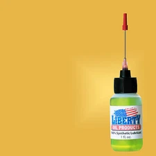 100% Synthetic Oil for lubricating Slot Cars, Liberty Oil made in U.S.A. #1 