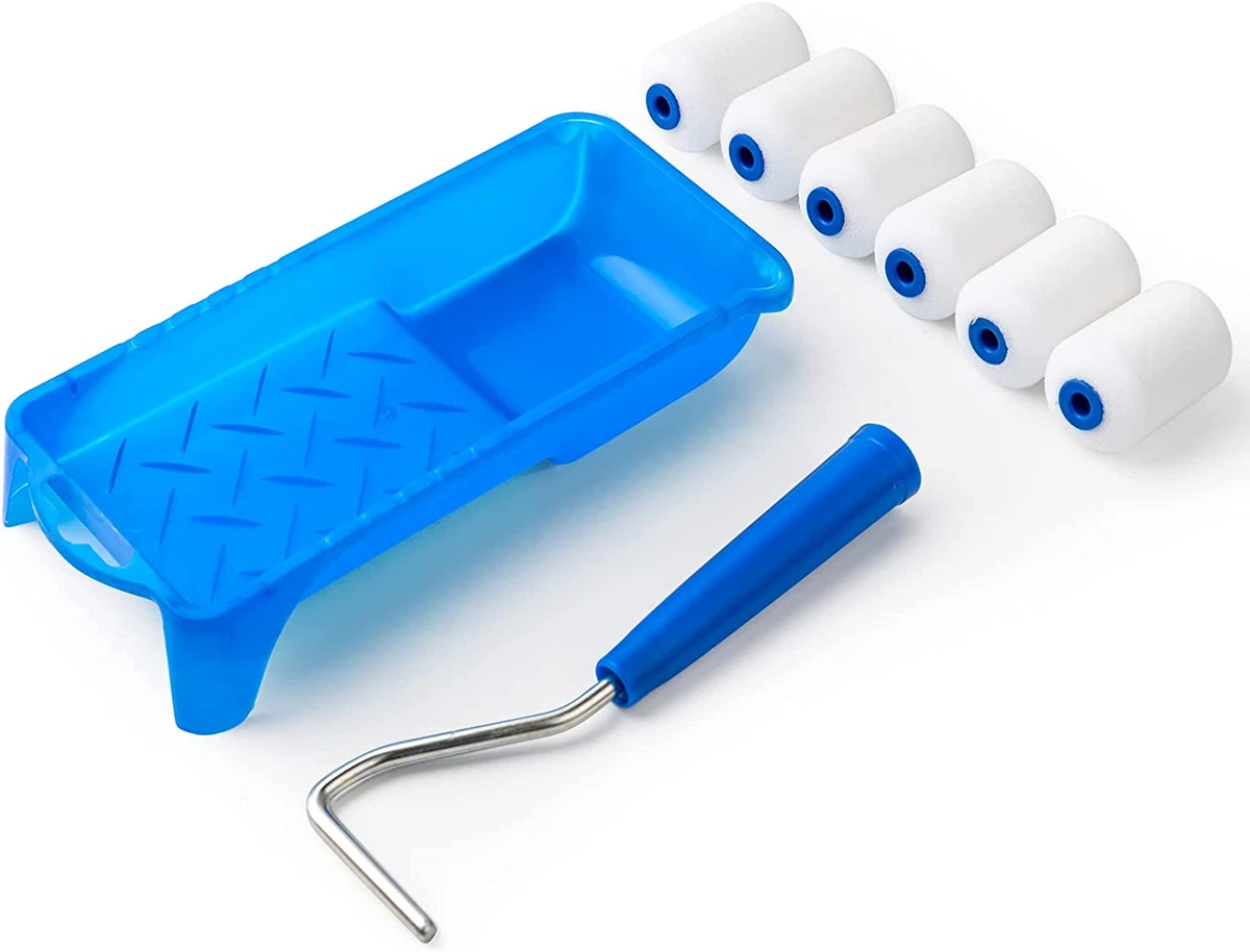 Foam Paint Roller Mister Rui 2 Inch Mini Paint Roller Kit 8 Pcs