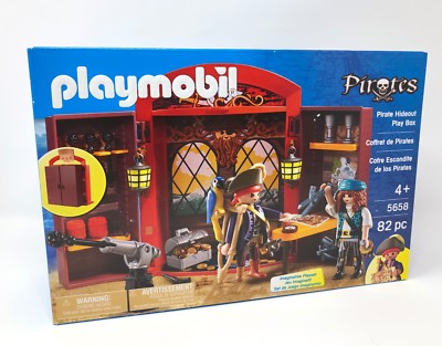 Playmobil Pirates Hideout Play Box take along playset 5658 82
