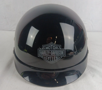 Harley-Davidson Black 2xl Half Helmet Gloss Stock II 98214-12vm
