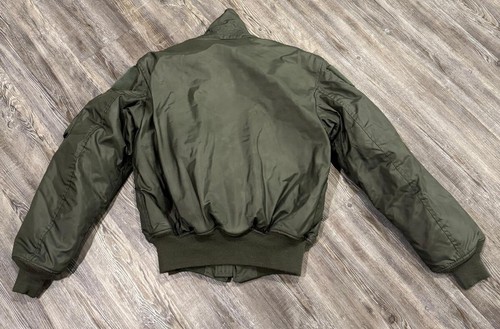 Chaqueta de Vuelo Militar Verde CWU-45/P Clima Frío Aramida Flyers Chaqueta Nomex M - Imagen 10 de 15