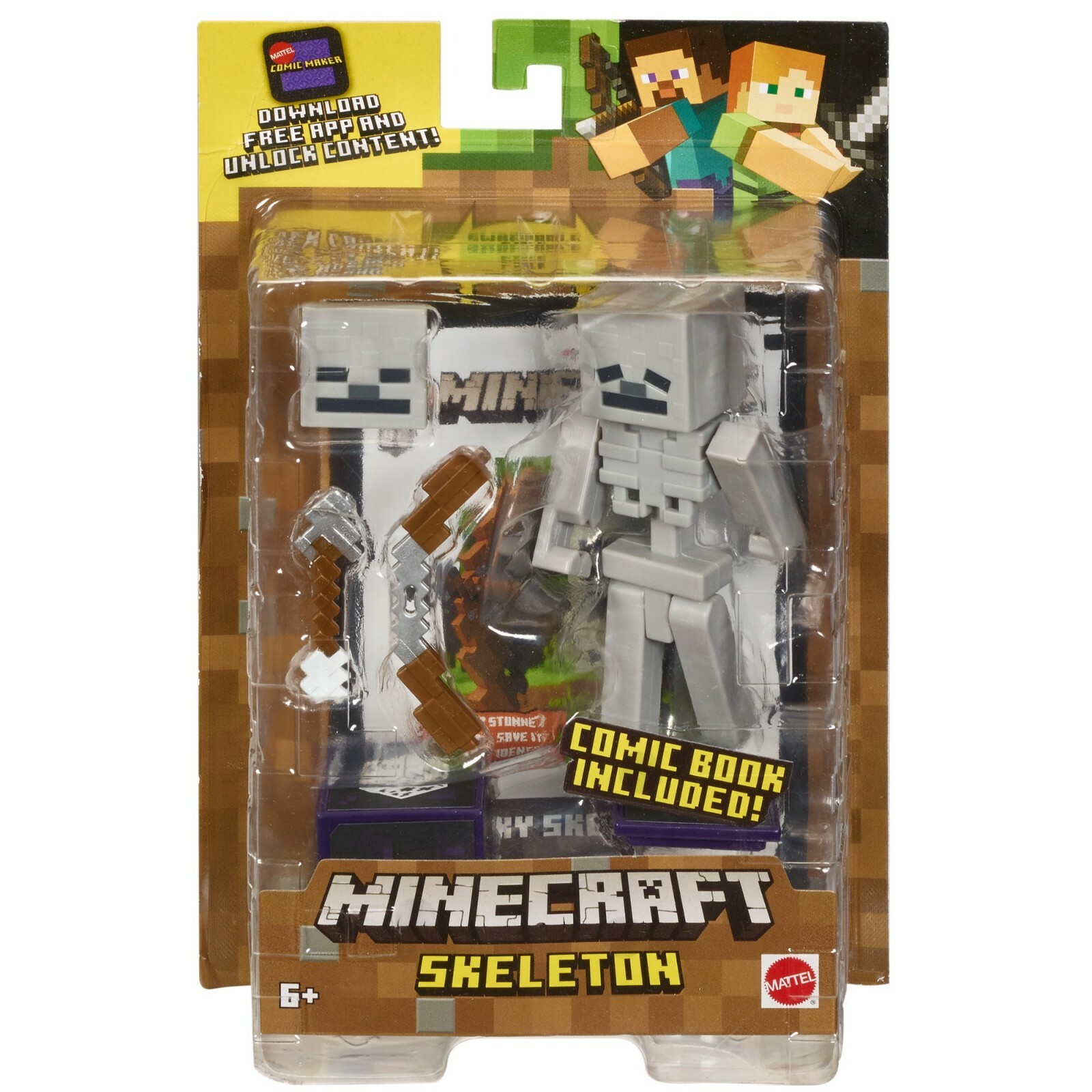 minecraft skeleton figure