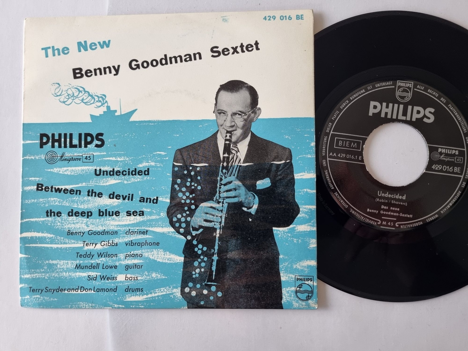 Das neue Benny Goodman-Sextett - Undecided 7'' Vinyl Germany