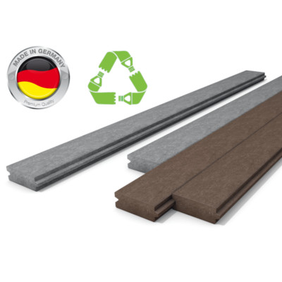 Bretter Nut Feder 200x12.5x3cm (100% recycelt) Konstruktionsholz Terrassendiele