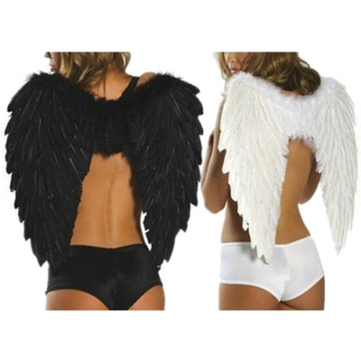 Angel Cosplay Wings Fake Feather Wings Photo Prop Wings Stage Show Costume Party