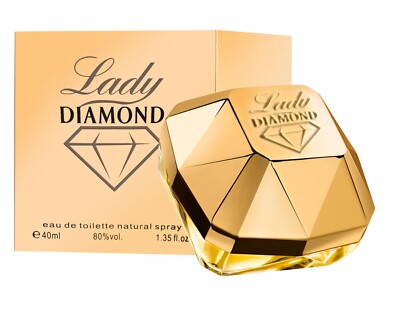 Lady Diamond Perfume Woman 40ml Eau De Toilette 80% Vol For