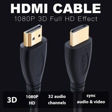 Premium HDMI Cable 3FT Gold Tipped HDMI Cable 1080p Xbox PS3 HD TV Computer