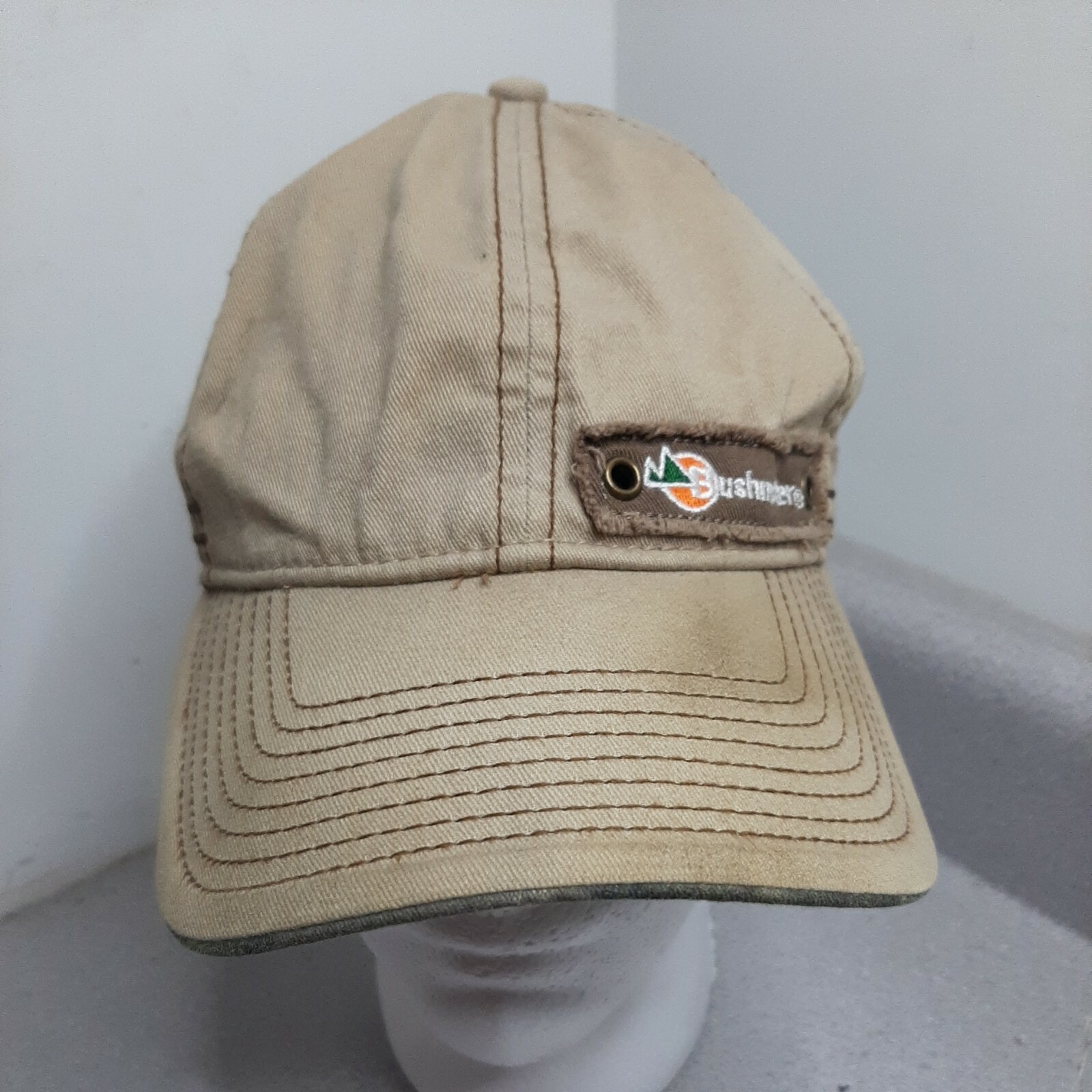 Bushmaster Baseball Cap Patch Tan Strapback Hat M… - image 1
