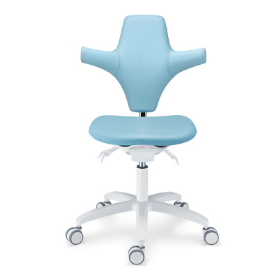 Dental Stool Ergonomic Skin Feel Leather Seat Doctor lifting Swivel Chair 067