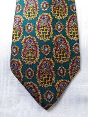 Cravate Ascot Foulard Homme 100% Soie Uni - Doubles Pointes Fabriqué En Italie Remo Sartori