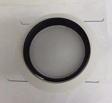 Qty-6 Juno 2130B-WH 5" Black Baffle Trim with Recessed Dome Lens,