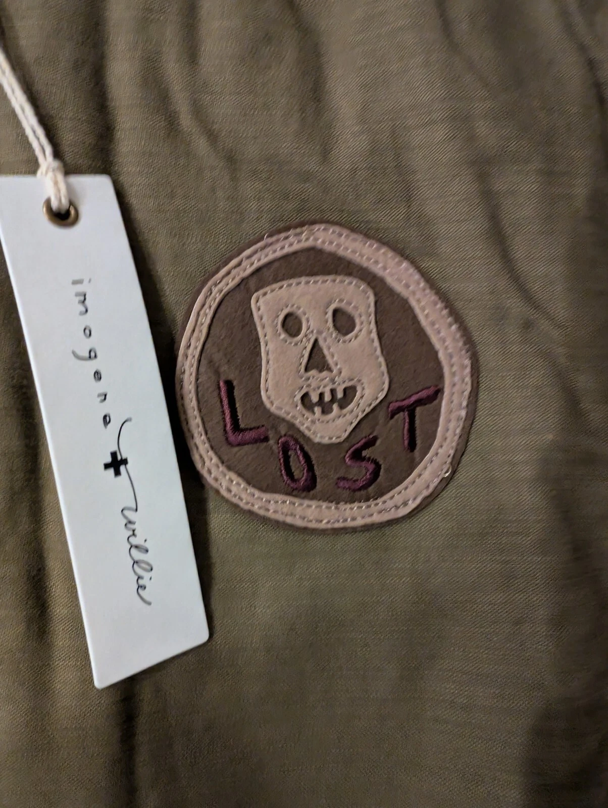 NWT Imogene + Willie Stitched "Lost" Deck Jacket Mens Size Medium Made in USA image 5