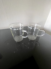 2x  Jenaer Glas  Bauhaus  Teegläser mit Henkel h=9,5cm