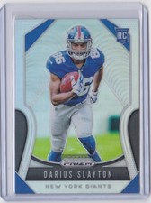 2019 Panini Prizm Darius Slayton Silver refractor rookie card / Giants. rookie card picture