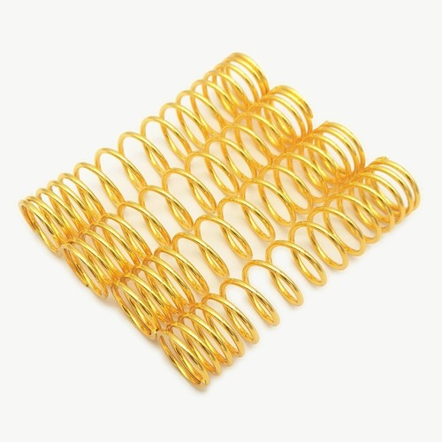 4pcs Thicker Harder Steel Springs Gold for 1/7 UDR Unlimited Desert Racer Shock - 第 1/4 張圖片