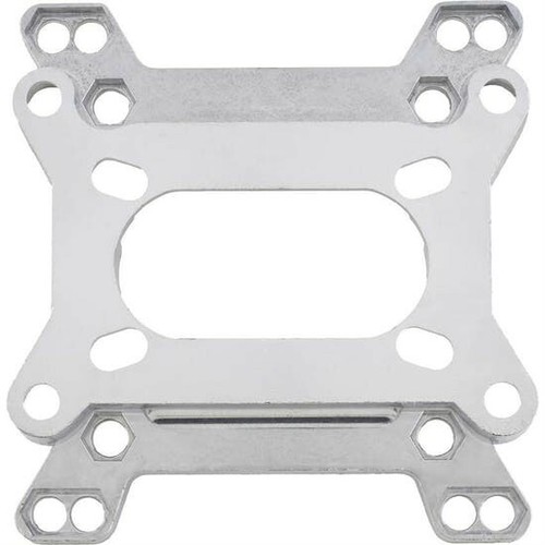 Universal Square Flange Carburetor Adapter Kit 2 Barrel to 4 Barrel Holley SBC - Picture 8 of 9
