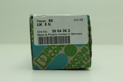 Phoenix Contact UK 5 N ( 3004362 ) Durchgangsklemme 1 Stück ''Neu''