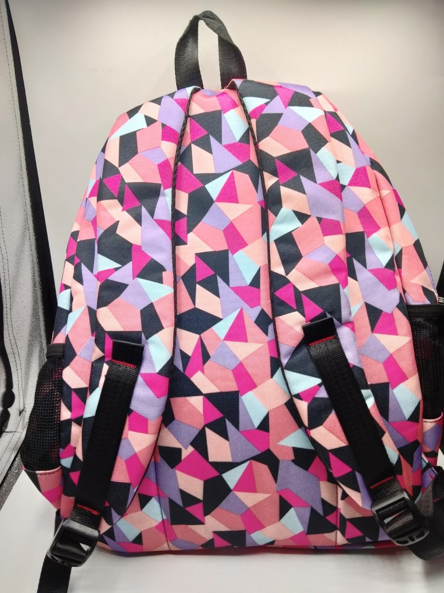 TOUS Multicolor Geometric Mini Backpack - Pink, Blue, Black Mini pink multicolored School backpack | TOUS main image 2