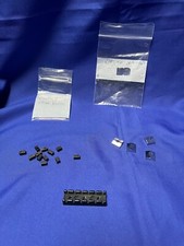Floyd Rose Parts 12 Black Insert Blocks, 4 Chrome Nut Blocks, 1 Black Nut Base